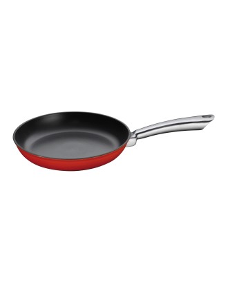 Tigaie din fonta, 24 cm, rosie, colectia Provence - KUCHENPROFI